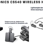 plantronics cs540 wireless headset