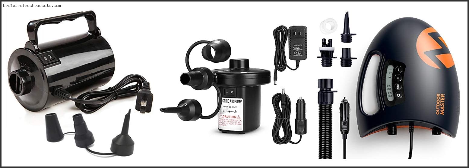 Best Electric Air Pump For Inflatables