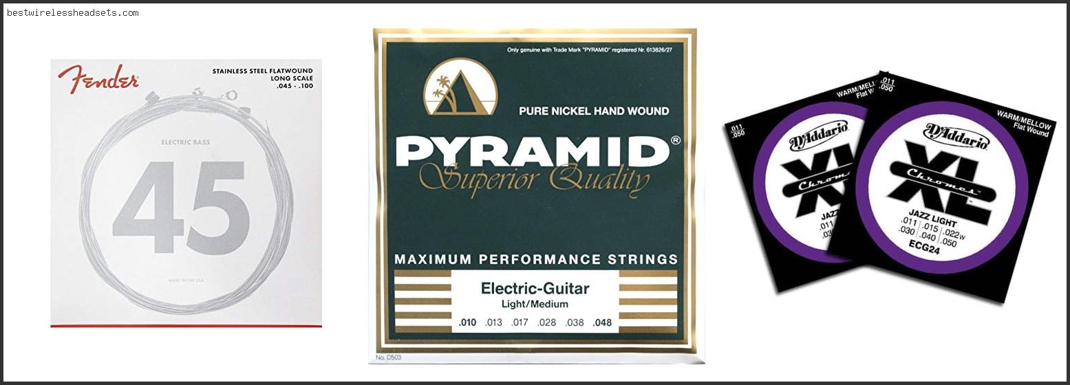 Top 10 Best Flatwound Electric Guitar Strings [2022]